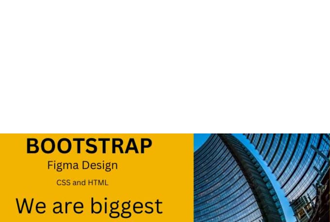 convert figma to HTML,CSS and bootstrap